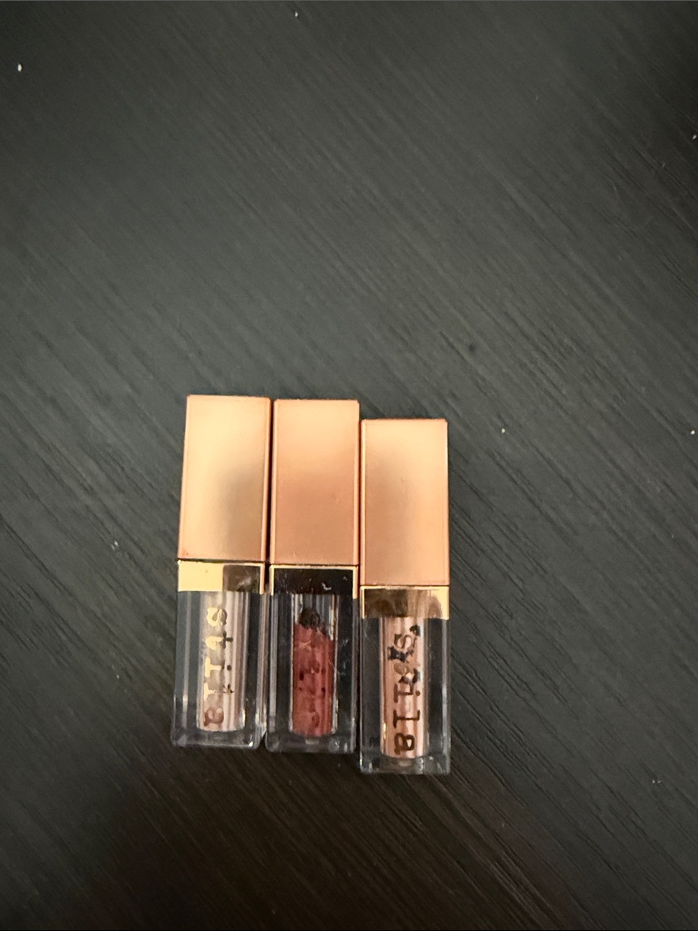 Stila Mini Liquid Eyeshadow Trio in Rose, Nude, and Pink
